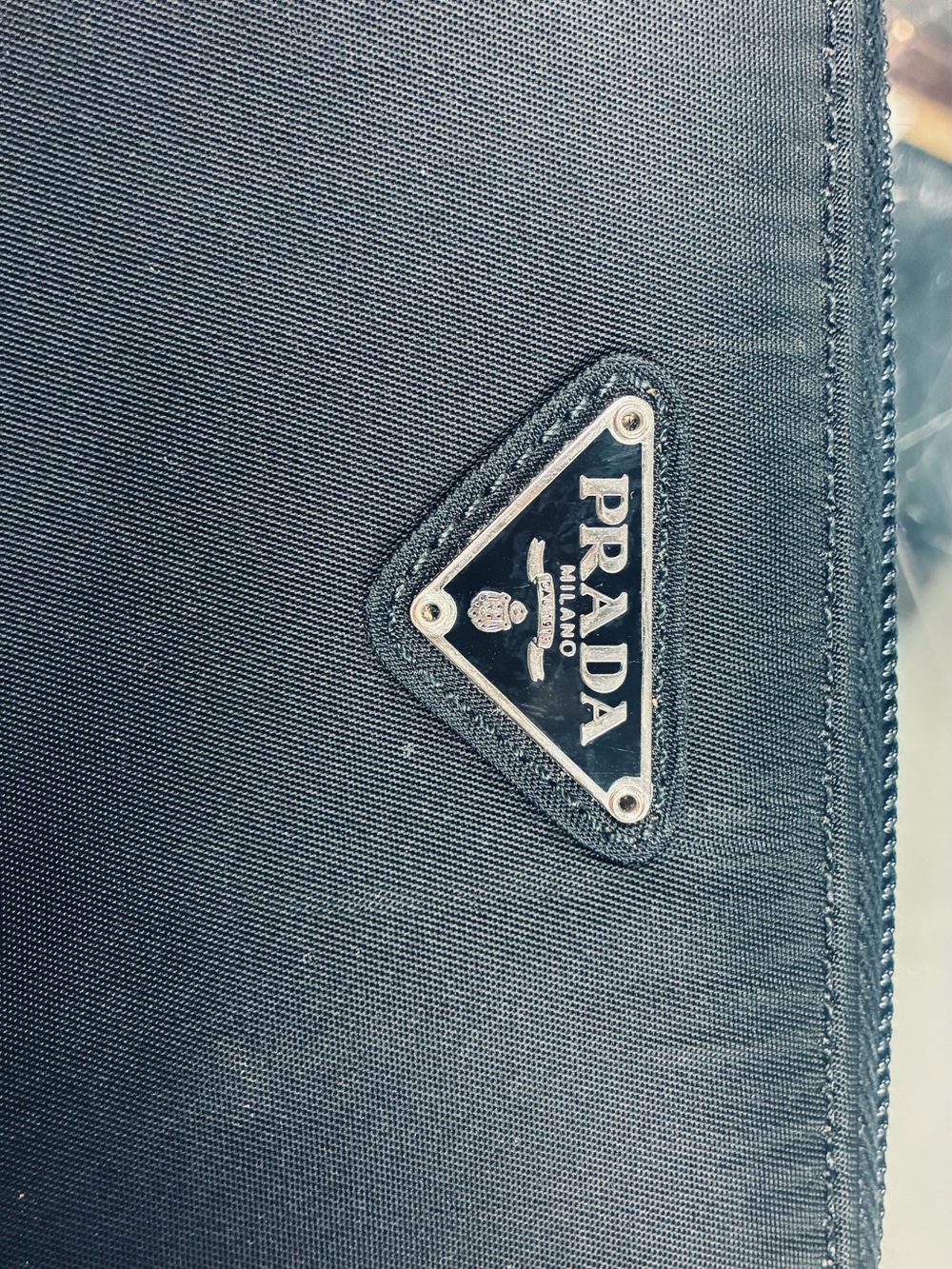 Vintage Black Prada Tessuto Wallet - Picture 2 of 5